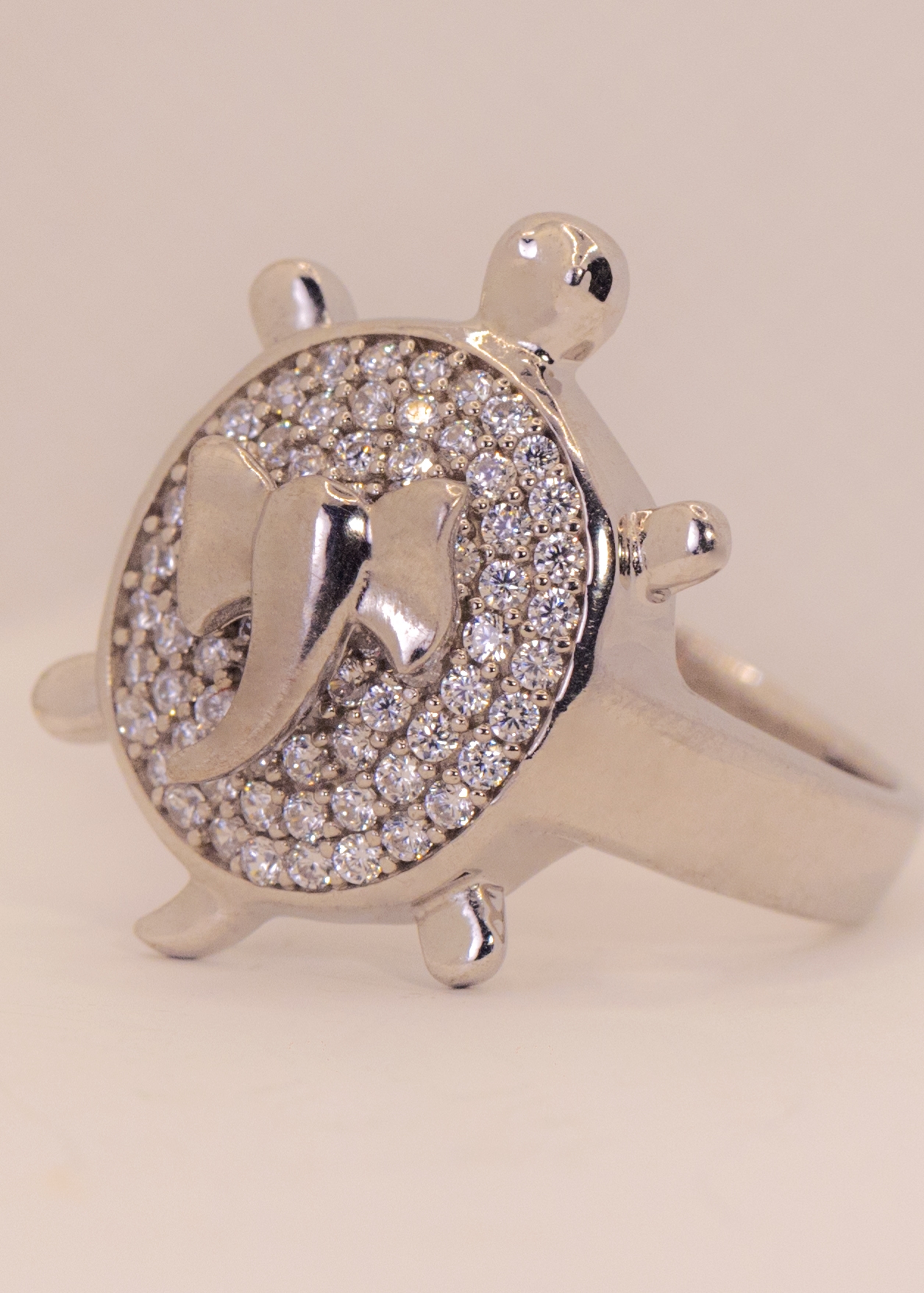 Silver Aura Eternity Finger Ring