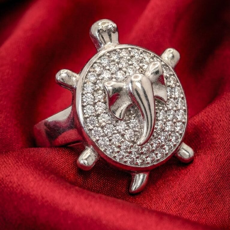 Silver Aura Eternity Finger Ring