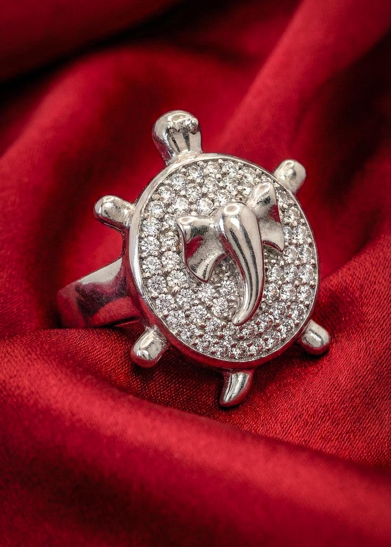 Silver Aura Eternity Finger Ring