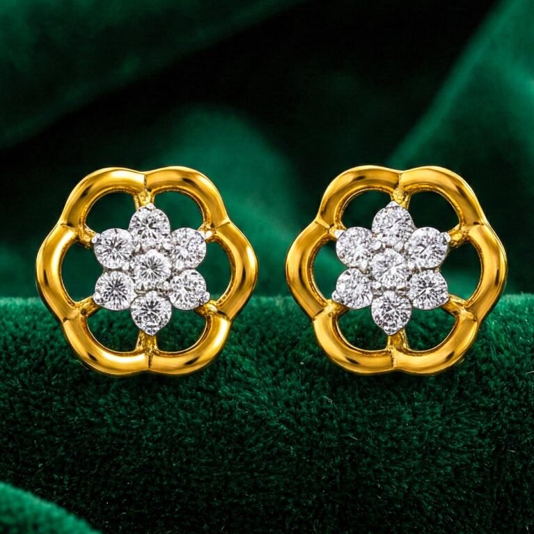Gardenia Luxe Flora Earrings