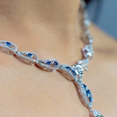 Silver Princess Necklace Set