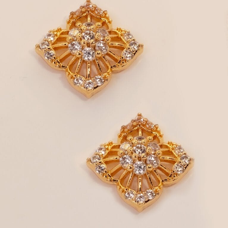 Fleur Glory 4 Petals Earrings