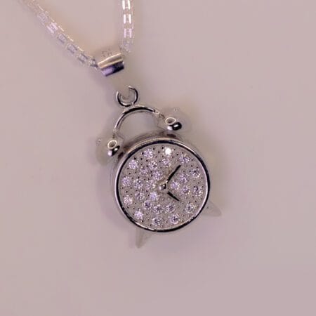 Silver Nova Watch Necklace