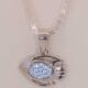Silver Marine Fish Pendant