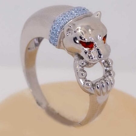 Mighty Jaguar Silver Rings