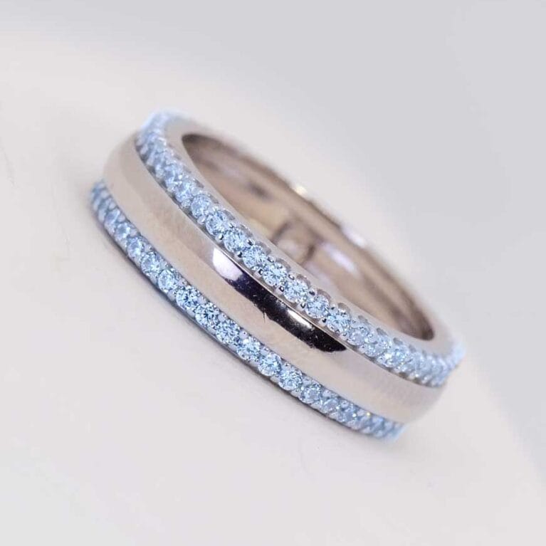 Silver Nova Eternity Ring