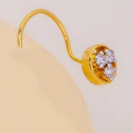Belle Tri-Diamond Nose Ring