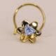 Noora 6 Petals Nose Pin