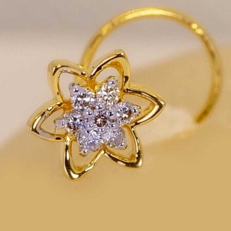 Noora Double Layer Nose Pin