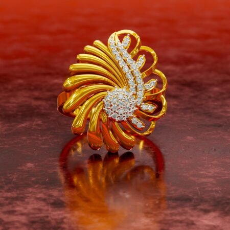 Luxe Iris Elegance Bloom Ring 777