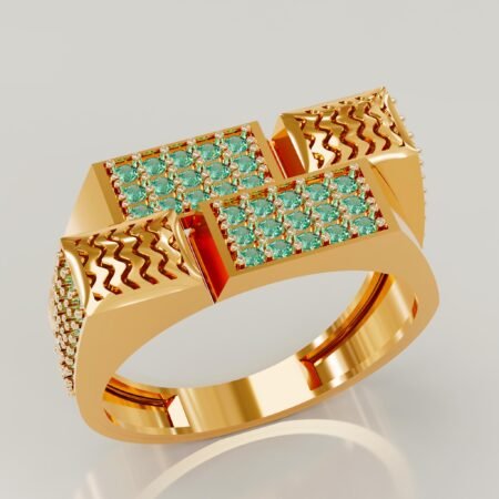 Steps Signature Edge Gold Ring 556