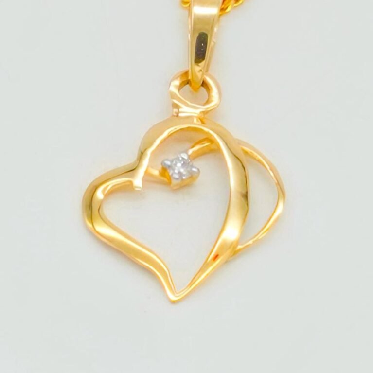 Charming Celestial Love Diamond Pendant
