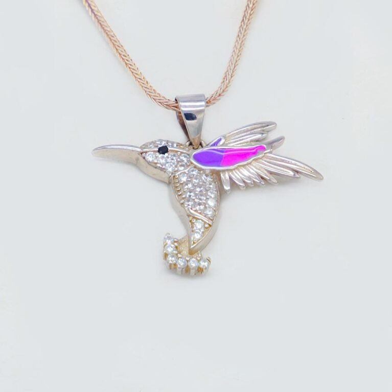 Majestic Avian Peach Goddess Silver Set