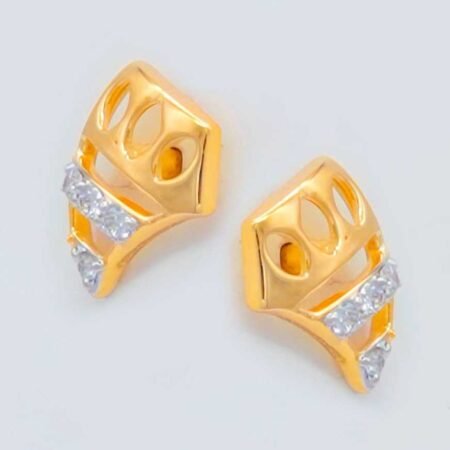 Radiant Aurous Mesh Diamond Earring