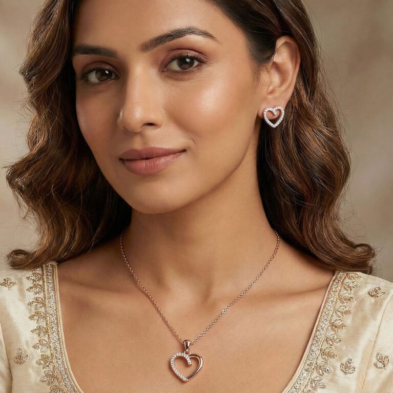 Cupid Love pendant set by Alankri