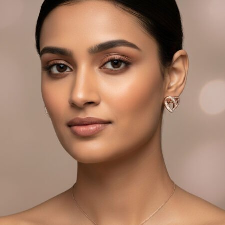 Entangled Love Silver Pendant Set