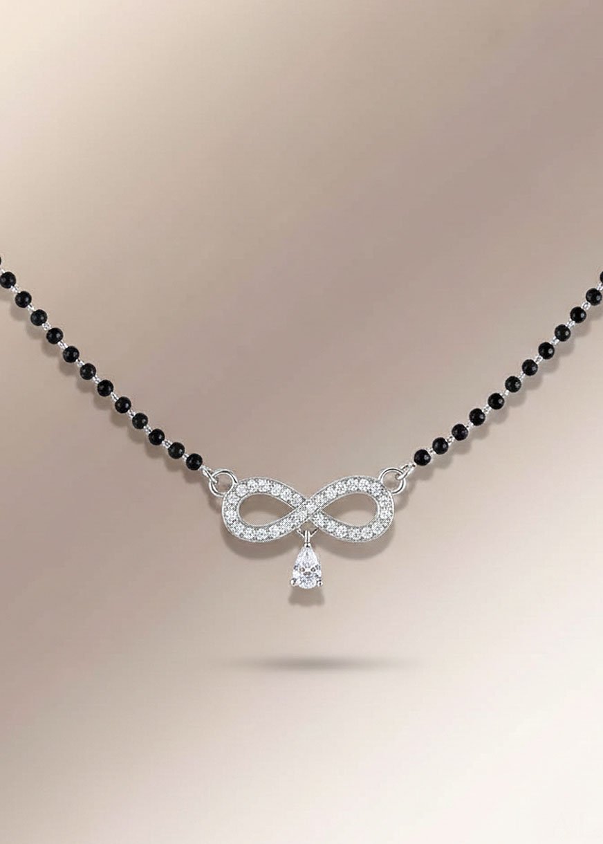 Infinity Silver Mangalsutra by Alankri