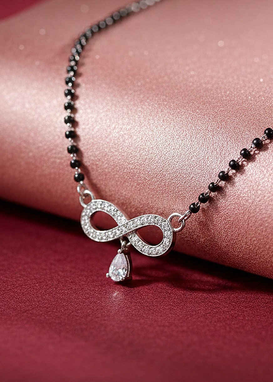 Infinity Silver Mangalsutra by Alankri