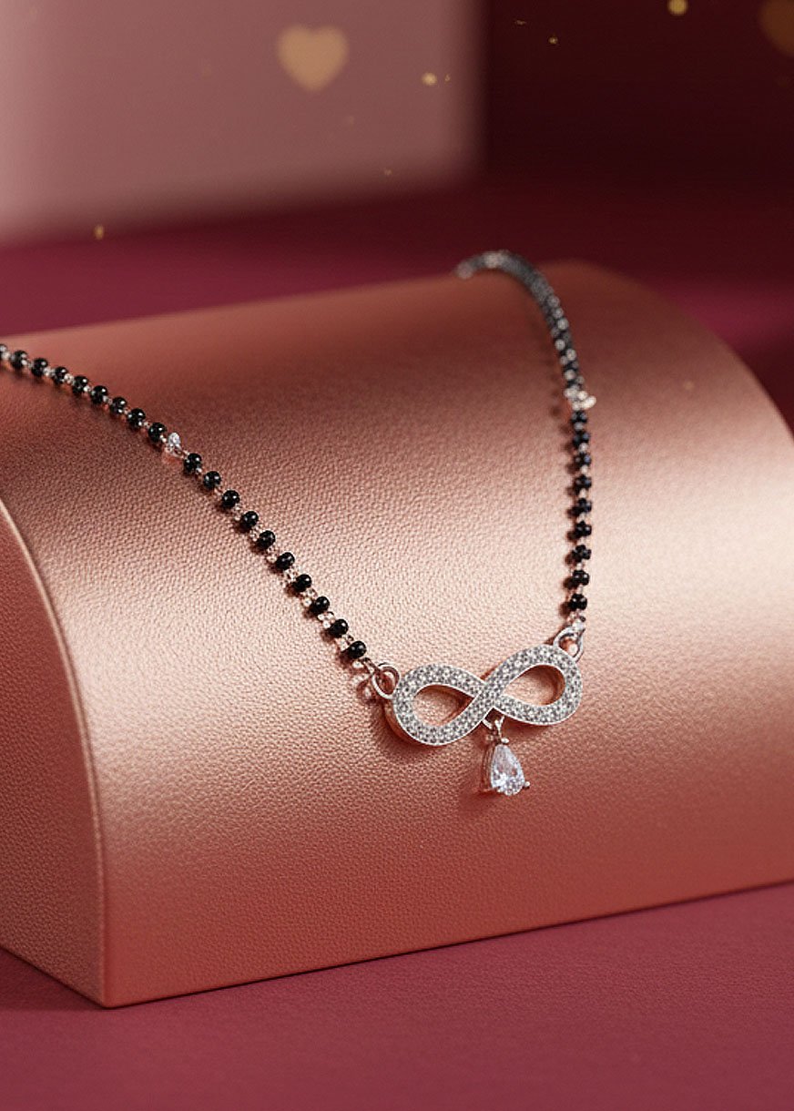 Infinity Silver Mangalsutra by Alankri